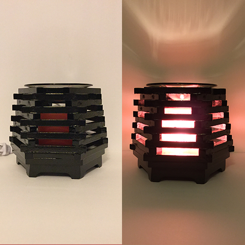 Electric Wood Burners - Small Black Lego
