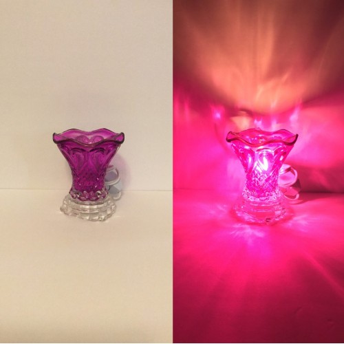 Electric Glass Oil Burners - Purple