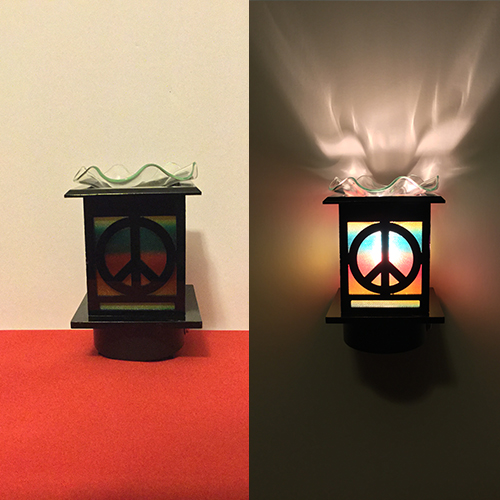 Touch Activated Peace Symbol