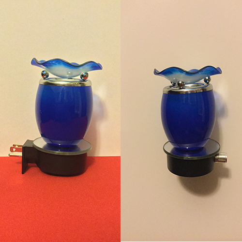 Colored Glass Electric Plug-Ins