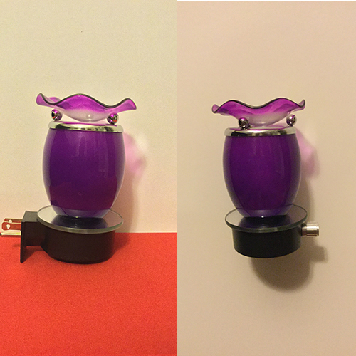 Colored Glass Electric Plug-Ins