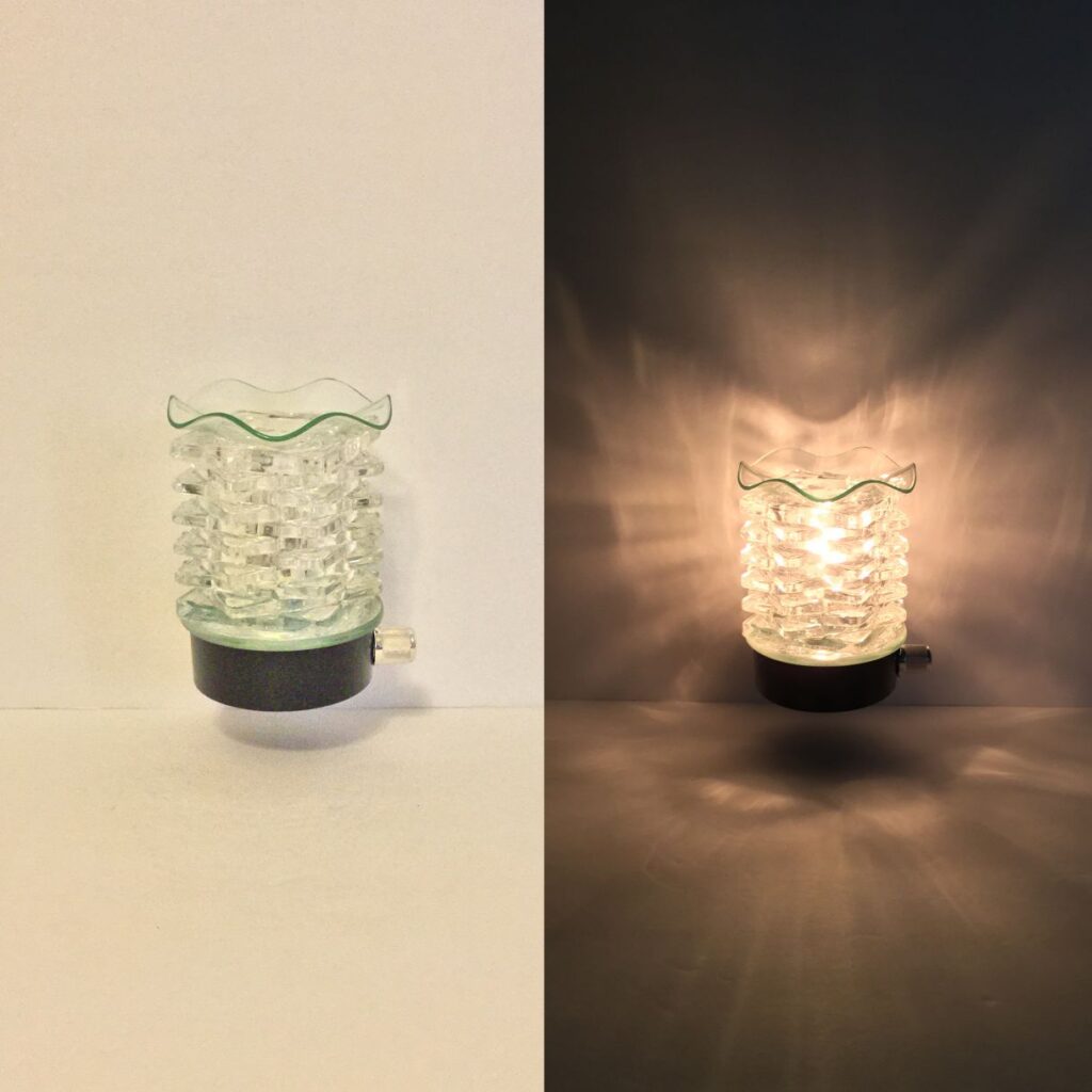 Electric Glass Plug-Ins Clear