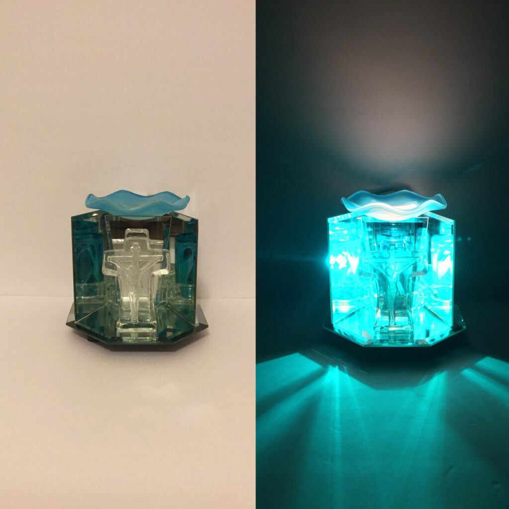 Octagon Glass Electric Burners - Celestial