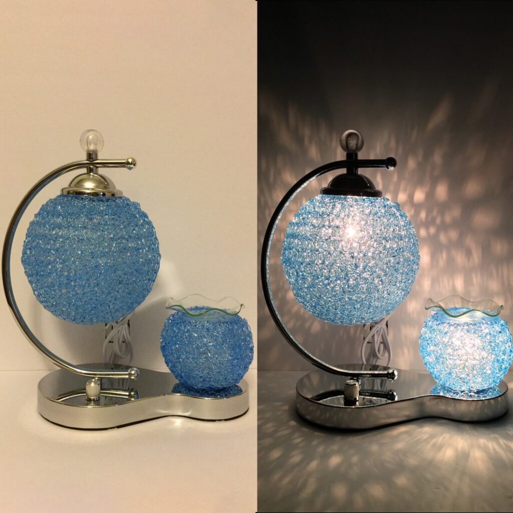 Electric Dual Oil Burners - Blue