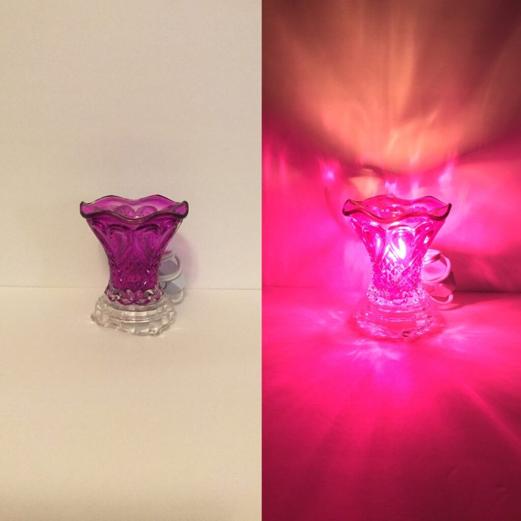 Electric Glass Oil Burners - Purple