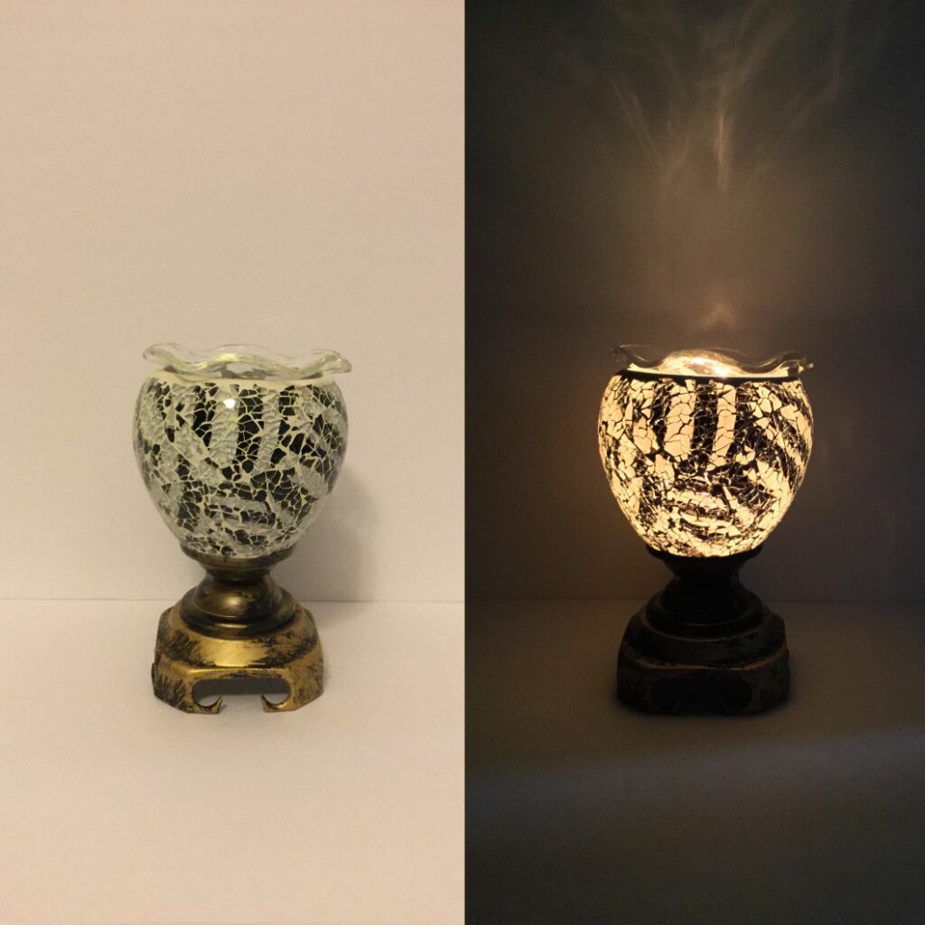 Medium Mosaic Oil Burners - Black & White