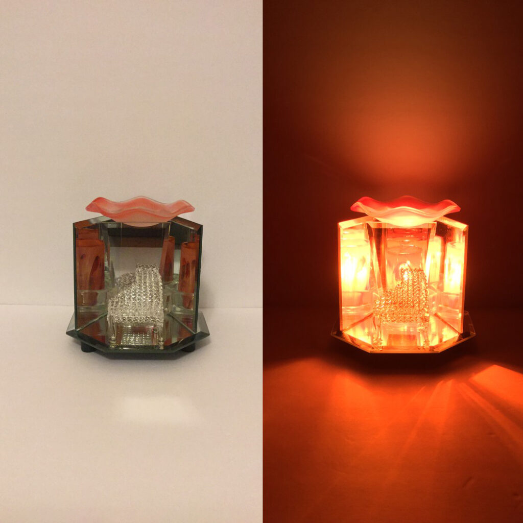 Octagon Glass Electric Burners - Grand Piano