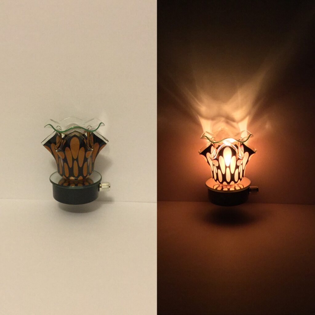 Spotted Glass Plug-Ins - Yellow